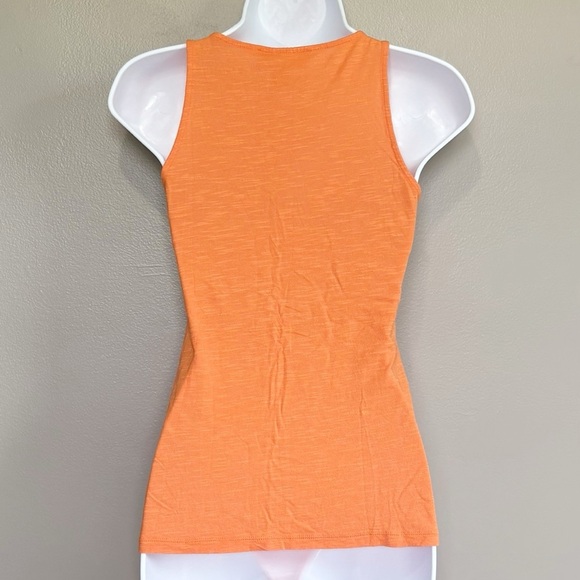 Michael Kors Sleeveless Blouse Tank Top Orange Womens XS - Picture 2 of 7